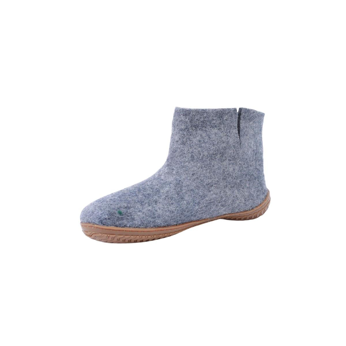 Ullstövlar (100% ren ull) - Modell Denim med gummisula