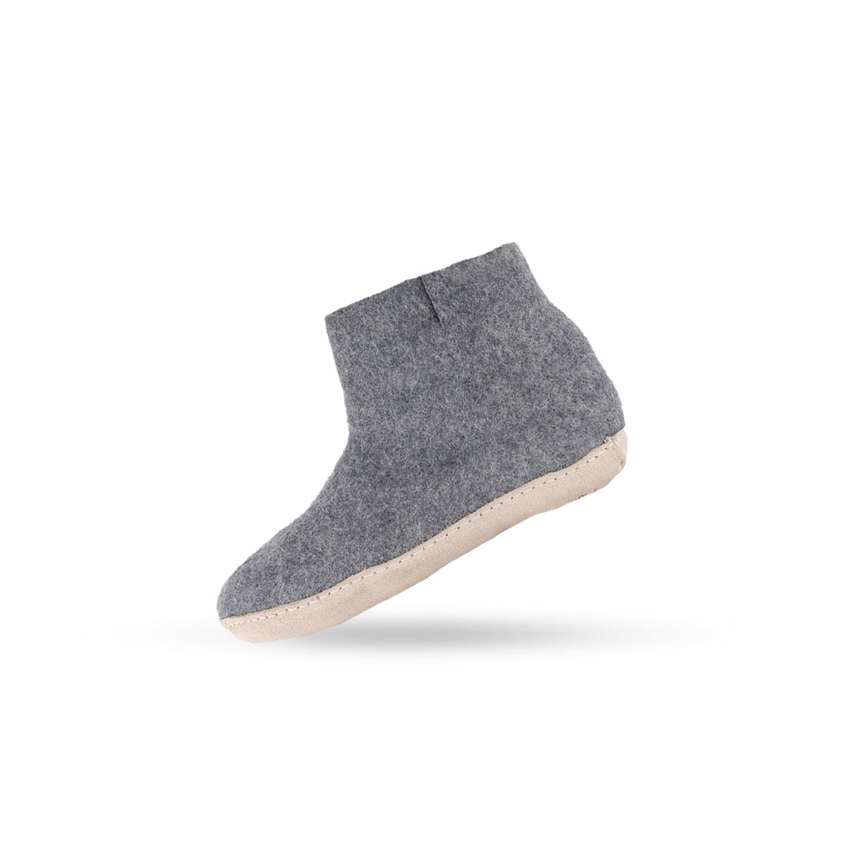 Ullstövlar (100% ren ull) - Modell Denim med mockasula