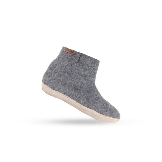 Ullstövlar (100% ren ull) - Modell Denim med mockasula