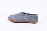 Ullskor (100% ren ull) - Modell Denim med gummisula