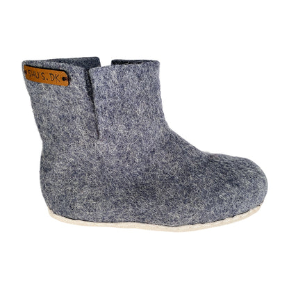 Ullstövlar Barn (100% ren ull) - Modell Denim med mockasula