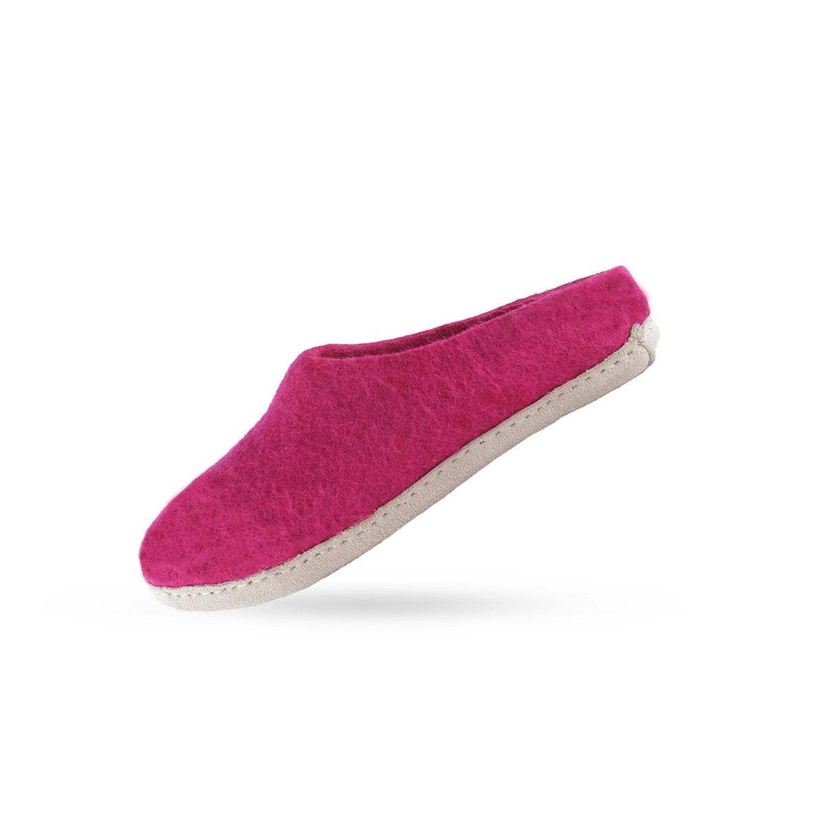 Ulltofflor (100% ren ull) - Modell Rosa med mockasula