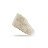 Fluffiga ulltofflor (100% ren ull) – Modell Vit