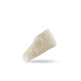 Fluffiga ulltofflor (100% ren ull) – Modell Vit