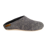 Ulltofflor (100% ren ull) - Modell Denim med mockasula